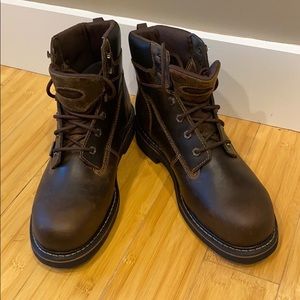 Wolverine steel toe work boots